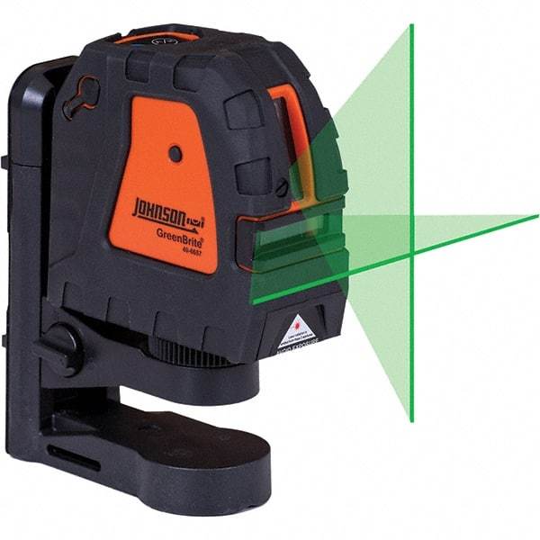 Johnson Level & Tool - Laser Levels Level Type: Self Leveling Cross Line Laser Maximum Measuring Range (Miles): 0.038 - Americas Industrial Supply