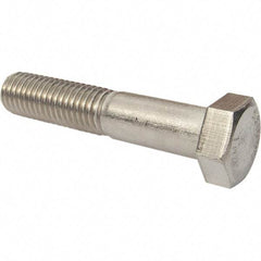 Value Collection - 7/8-9 3-1/4" Long Hex Head Cap Screw - Partially Threaded, 316 Stainless Steel, Uncoated - Americas Industrial Supply