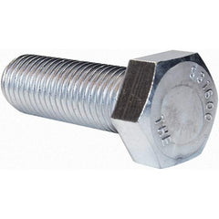 Value Collection - 1-8 2-3/4" Long Hex Head Cap Screw - Fully Threaded, 316 Stainless Steel, Uncoated - Americas Industrial Supply