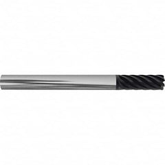 Accupro - 5/8" Diam 7 Flute Solid Carbide 0.06" Corner Radius End Mill - Americas Industrial Supply