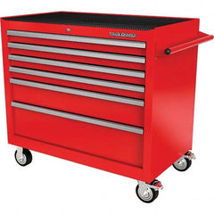 PRO-SOURCE - 6 Drawer 1,540 Lb Capacity Steel Tool Roller Cabinet - Americas Industrial Supply