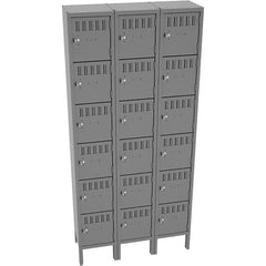 Tennsco - 18 Door, 6 Tier, Locker - Americas Industrial Supply