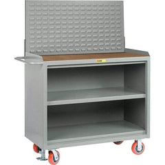 Little Giant - 3,600 Lb Capacity Mobile Service Bench - 41" Wide x 24" Deep x 43" High, Steel, Gray - Americas Industrial Supply