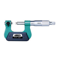 Insize USA LLC - Screw Thread Micrometers; Operation Type: Mechanical ; Minimum Measurement (Decimal Inch): 1.0000 ; Maximum Measurement (Decimal Inch): 2.0000 ; Graduation (Decimal Inch): 0.001 ; Accuracy (Decimal Inch): 0.010000 ; Thimble Type: Ratchet - Exact Industrial Supply