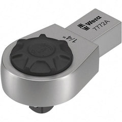 Wera - 1/4" Square Ratching Torque Wrench Interchangeable Head - Americas Industrial Supply