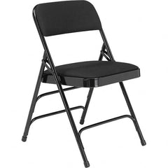 NPS - Folding Chairs Pad Type: Folding Chair w/Fabric Padded Seat Material: Steel - Americas Industrial Supply