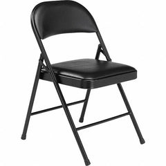 NPS - Folding Chairs Pad Type: Folding Chair w/Vinyl Padded Seat Material: Steel - Americas Industrial Supply