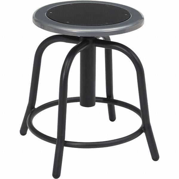 NPS - Swivel & Adjustable Stools Type: Adjustable Height Swivel Stool Base Type: Steel - Americas Industrial Supply