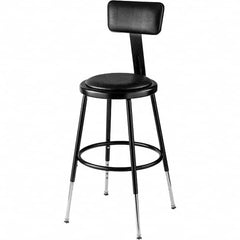 NPS - Swivel & Adjustable Stools Type: Adjustable Height Stool Base Type: Steel - Americas Industrial Supply