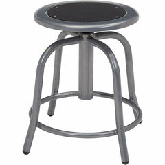 NPS - Swivel & Adjustable Stools Type: Adjustable Height Swivel Stool Base Type: Steel - Americas Industrial Supply