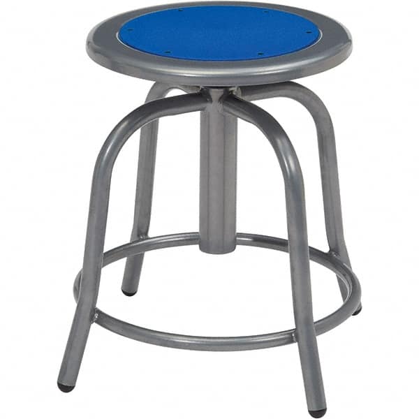 NPS - Swivel & Adjustable Stools Type: Adjustable Height Swivel Stool Base Type: Steel - Americas Industrial Supply