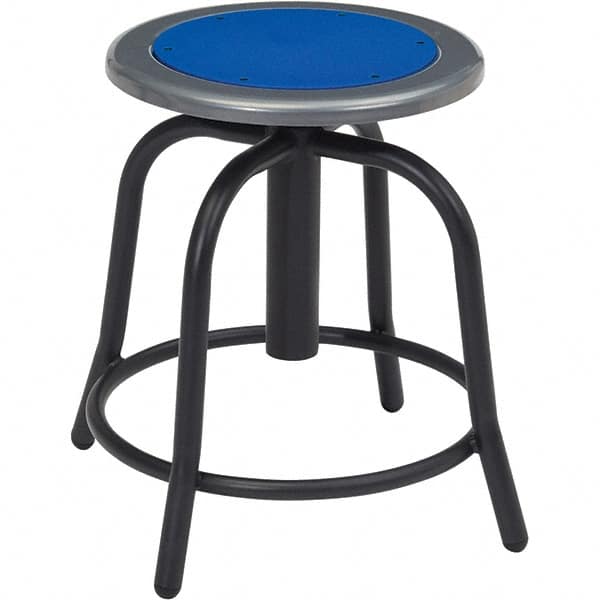 NPS - Swivel & Adjustable Stools Type: Adjustable Height Swivel Stool Base Type: Steel - Americas Industrial Supply