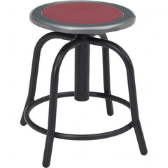 NPS - Swivel & Adjustable Stools Type: Adjustable Height Swivel Stool Base Type: Steel - Americas Industrial Supply