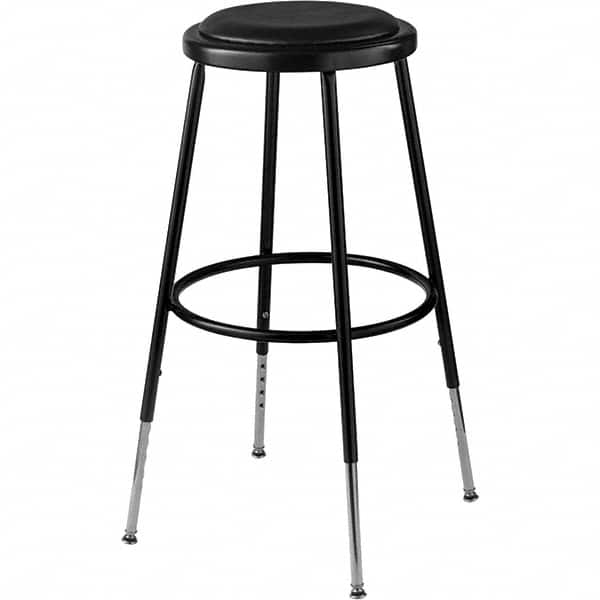 NPS - Swivel & Adjustable Stools Type: Adjustable Height Stool Base Type: Steel - Americas Industrial Supply