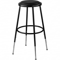 NPS - Swivel & Adjustable Stools Type: Adjustable Height Stool Base Type: Steel - Americas Industrial Supply