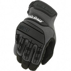 PRO-SAFE - Size XL (11) Work Gloves - For General Purpose, Uncoated, Hook & Loop Cuff, Full Fingered, Black, Paired - Americas Industrial Supply