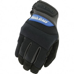 PRO-SAFE - Size S (8) Work Gloves - For General Purpose, Uncoated, Hook & Loop Cuff, Full Fingered, Black, Paired - Americas Industrial Supply