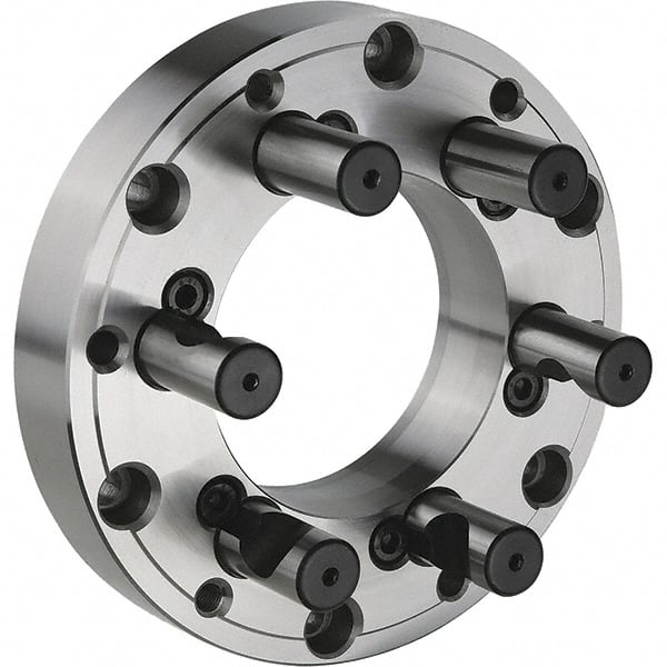 Hertel - Lathe Chuck Adapter Back Plates Nominal Chuck Size: 8 Spindle Nose Type: D Series - Americas Industrial Supply