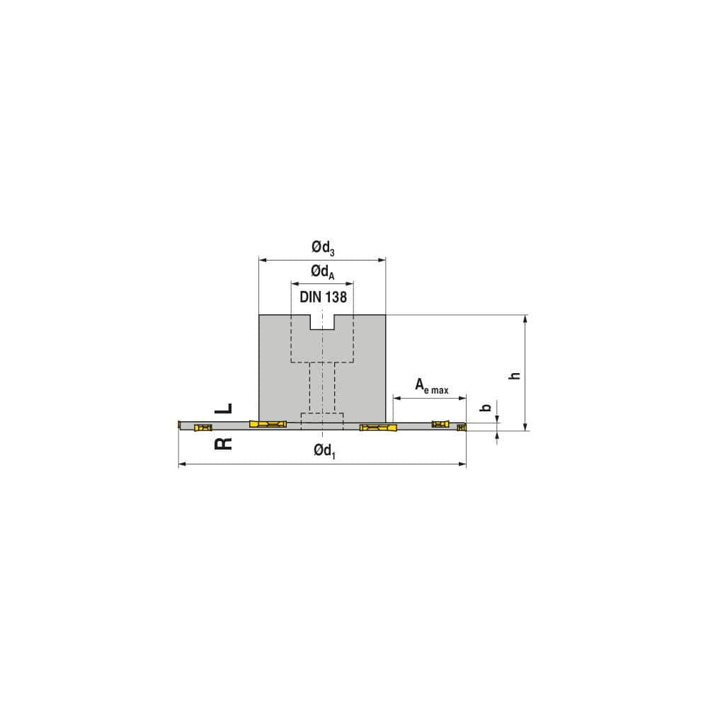 Indexable Slotting Cutter: 4 mm Cutting Width, 100 mm Cutter Dia, Shell Mount Connection, 25 mm Depth of Cut, 27 mm Hole, Right Hand Cut Screw, Uses 10 TX Inserts, 5 Teeth, Staggered, Positive, Steel, Black Oxide Finish