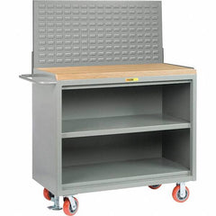 Little Giant - 3,600 Lb Capacity Mobile Service Bench - 41" Wide x 24" Deep x 43" High, Steel, Gray - Americas Industrial Supply