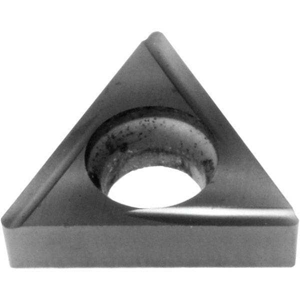 Sumitomo - TBGT521 LFX Grade AC5015S Carbide Turning Insert - TiAlSiN Finish, 60° Triangle, 0.156" Inscr Circle, 1/16" Thick, 0.0156" Corner Radius - Americas Industrial Supply