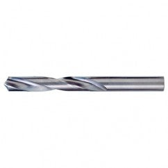 #41 Dia. × 0.096″ Shank × 1″ Flute Length × 2″ OAL, 118°, Bright, 2xD Flute, Round Solid Carbide Drill - Americas Industrial Supply