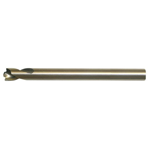 6.00mm RHS / RHC HSS-CO 8% (M42) 135 Degree Split Point Welding Point Drill - Straw / Gold Oxide - Exact Industrial Supply
