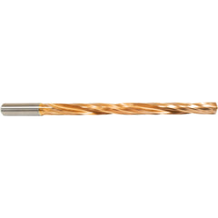 5.6 mm Dia. × 6 mm Shank × 78 mm Flute Length × 116 mm OAL, 12xD, 135°, ZrCN, 2 Flute, Coolant Thru, Round Solid Carbide Drill Series/List #NG05