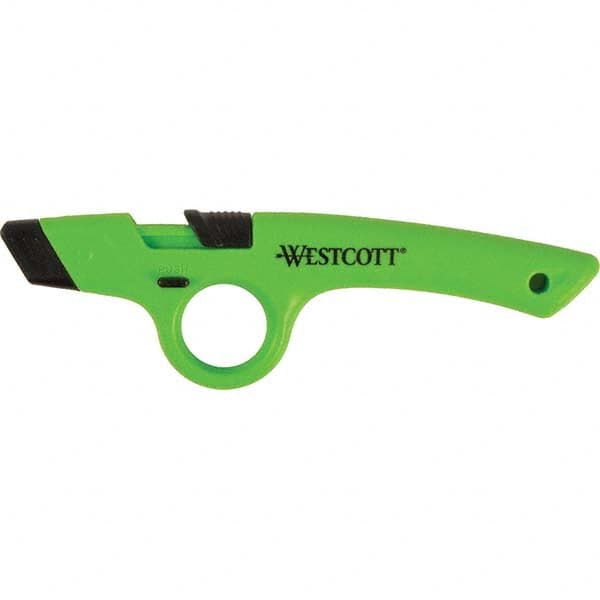 Westcott - Utility Knives, Snap Blades & Box Cutters Type: Safety Utility Knife Blade Type: Retractable - Americas Industrial Supply