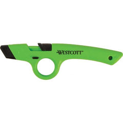 Westcott - Utility Knives, Snap Blades & Box Cutters Type: Safety Utility Knife Blade Type: Retractable - Americas Industrial Supply