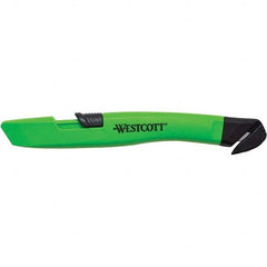 Westcott - Utility Knives, Snap Blades & Box Cutters Type: Safety Cutter Blade Type: Retractable - Americas Industrial Supply