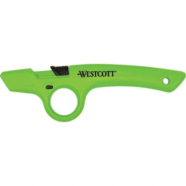 Westcott - Utility Knives, Snap Blades & Box Cutters Type: Safety Utility Knife Blade Type: Retractable - Americas Industrial Supply