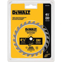 DeWALT - Wet & Dry-Cut Saw Blades Blade Diameter (Inch): 4-1/2 Blade Material: Carbide-Tipped - Americas Industrial Supply