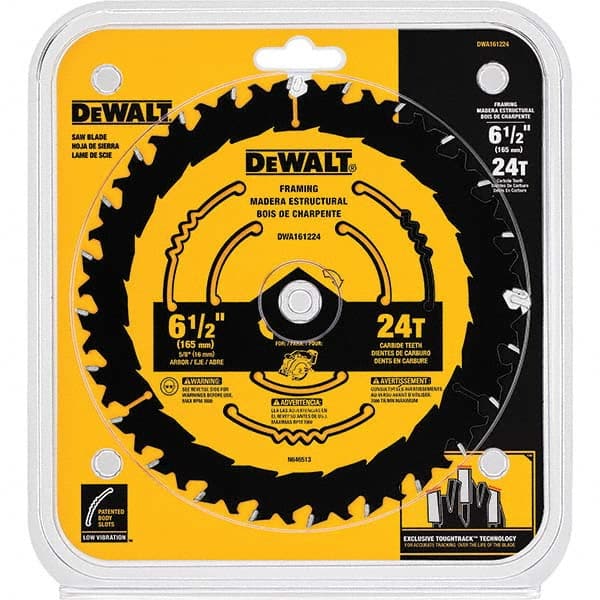 DeWALT - Wet & Dry-Cut Saw Blades Blade Diameter (Inch): 6-1/2 Blade Material: Carbide-Tipped - Americas Industrial Supply