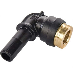 Parker - Plastic Push-To-Connect Tube Fittings Type: Plug-In Elbow Tube Outside Diameter (Inch): 3/8 x 1/4 - Americas Industrial Supply