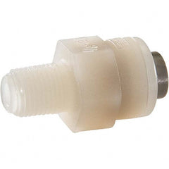 Parker - Plastic Push-To-Connect Tube Fittings Type: Male Connector Tube Outside Diameter (Inch): 5/16 x 1/8 - Americas Industrial Supply