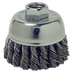 3" SS KNOT WIRE CUP BRUSH WEILER - Americas Industrial Supply