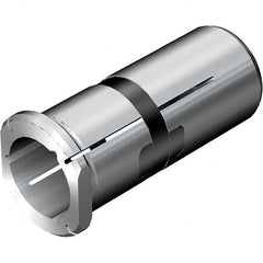 Sandvik Coromant - 20mm ID x 32mm OD, 37mm Head Diam, Slotted Hydraulic Chuck Sleeve - Americas Industrial Supply