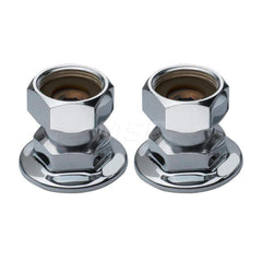 Faucet Replacement Parts & Accessories; Type: Coupling Flange; Additional Information: Fits all Royal Series faucets. Eccentric fittings. 1/2″ NPT female inlet. 1/4″ adjustment per flange.; Type: Coupling Flange; Type: Coupling Flange; Type: Coupling Flan