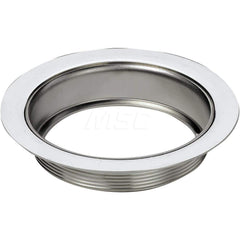 Faucet Replacement Parts & Accessories; Type: Flange Face; For Use With: 3″ Waste Drain; Material: Stainless Steel; Additional Information: Fits 3″ sink opening. Fits all manufacturers stainless steel construction.; Type: Flange Face; Type: Flange Face; M