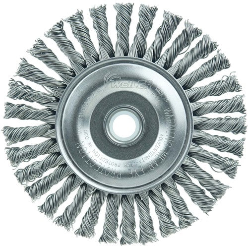 Mini Roughneck 4″ Stringer Bead Wheel, .020″ Steel Fill, 1/2″-3/8″ Arbor Hole - Americas Industrial Supply