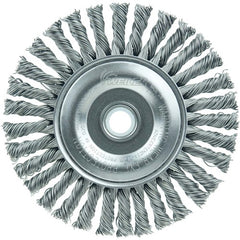 Mini Roughneck 4″ Stringer Bead Wheel, .020″ Steel Fill, 1/2″-3/8″ Arbor Hole - Americas Industrial Supply