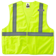 8215BA XS Lime Econ Breakaway Mesh Vest Type R Class 2 - Americas Industrial Supply