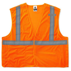 8215BA XS Orange Breakaway Mesh Vest Type R Class 2 Economy - Americas Industrial Supply