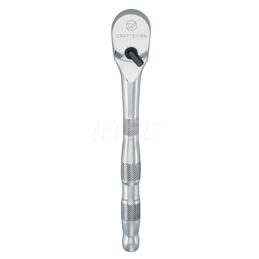 Ratchet: 1/2″ Drive, Round Head 96 Gear Teeth, Polished Chrome Finish