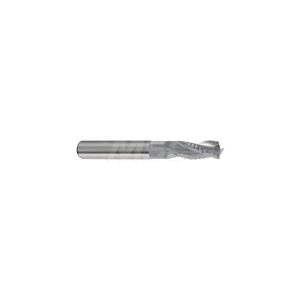 Guhring Optimized Roughing End Mill for Aluminum 6.00mm Diameter 6.0mm Shank 13.00mm Length of Cut 65mm Overall