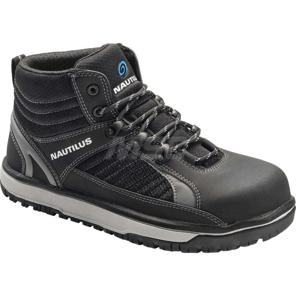 Work Boot: Size 7, 6″ High, Composite, Alloy Toe Wide Width, Non-Slip Sole