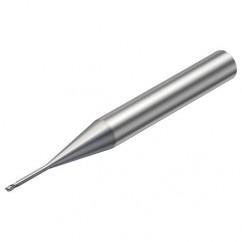 R216.32-00830-AI08G 1620 0.8mm 2 FL Solid Carbide End Mill - Corner Radius w/Cylindrical Shank - Americas Industrial Supply