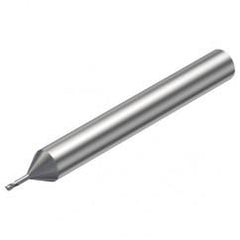 R216.32-00830-AJ08G 1620 0.8mm 2 FL Solid Carbide End Mill - Corner Radius w/Cylindrical Shank - Americas Industrial Supply