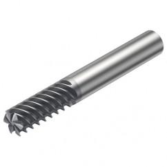 R215.36-16060-AC32L 1620 16mm 6 FL Solid Carbide End Mill - Corner Radius w/Cylindrical Shank - Americas Industrial Supply